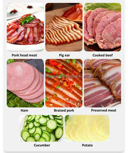 Affordable Industrial Automatic Easy Use Jerky <b>Meat</b> Slicer Cooked Bacon Steak Fish <b>Cutting</b> <b>Machine</b> - Product Image 2