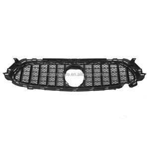 W213 E63 Facelift <span class=keywords><strong>AMG</strong></span> GT Grill Sliver Black <span class=keywords><strong>GTR</strong></span> Grille avant pour Mercedes Benz Classe E W213 Version inférieure 2021 2022 2023 2024 - Product Image 5