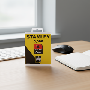 Grapas Stanley Tipo A de 6 mm, 5000 Unidades, Recubiertas de Zinc, para Uso en Oficina - Product Image 3