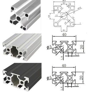 Profilo in Alluminio 8076 45x45 Estruso con Scanalatura a T, Guida Lineare Industriale per Stampante 3D 4590 4545, Taglio Personalizzato - Product Image 6