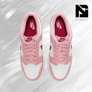 Dunk Low Gs 'Pink Velvet' Baskets de skate décontractées à lacets respirantes - Product Image 3