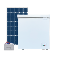 Meilleur congélateur DC grande capacité pour camping-car, caravane, énergie solaire, congélateur coffre profond à ouverture supérieure 108L avec compresseur