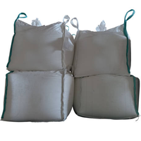 Sac de sable blanc à 4 boucles, fond croisé, 1000 kg, sac de sable en polypropylène, production d'usine, sac de sable 1 tonne