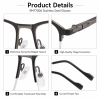 Montures de lunettes métalliques classiques personnalisées les plus vendues pour hommes et femmes AZgGKmu