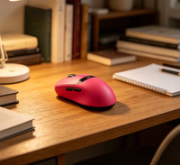 Souris de jeu sans fil OEM silencieuse et fine avec écran, double mode 2.4G, capteur optique, souris programmable pour ordinateur portable PC