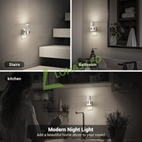 LOHAS 5000K Applique murale à gradation Veilleuse moderne Veilleuse élégante décorative en acrylique Veilleuse pour chambre à coucher salon