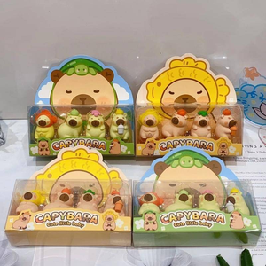 1 scatola capibara gomme Set cartone animato gomma matita per bambini studente regalo di cancelleria - Product Image 4