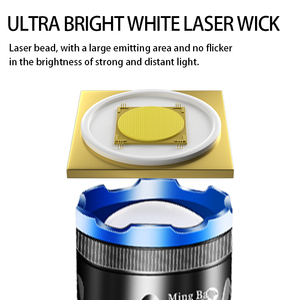 Nhà Máy bán hàng trực tiếp lumens cao và tầm xa mạnh mẽ sạc điện tử Torch ánh sáng - Product Image 4