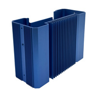 Boîtier de dissipateur thermique en aluminium extrudé 6061, boîtier de refroidissement pour alimentation électrique, châssis électronique usiné CNC pour PCB