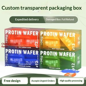 Boîte d'emballage rectangulaire transparente personnalisée en PVC, PET, PP pour cadeaux et artisanat - Product Image 5