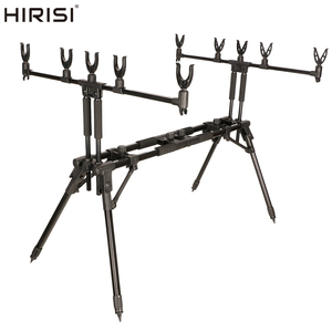 Support de canne à pêche télescopique Hirisi pour 5 cannes, support réglable, accessoire de pêche à la carpe RP160-5 - Product Image 1