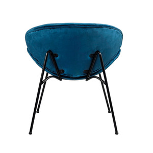 Échantillon gratuit Bleu Doré Bleu Marine Foncé 1 Imprimé Animal Trône Vin Gris Mariage Mingshuai Meubles Brossé Or Rose Chaise En Velours - Product Image 5