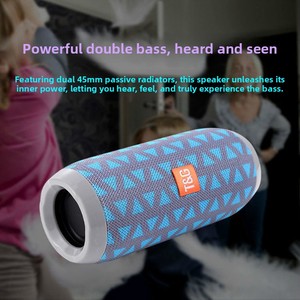 TG117 Haut-parleur Bluetooth étanche sans fil portable stéréo avec subwoofer pour le sport - Product Image 3