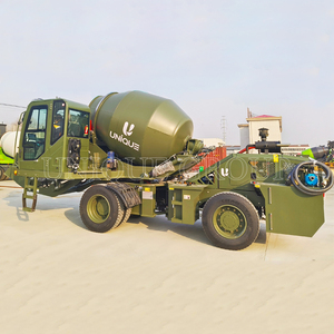 Industria DE LA CONSTRUCCIÓN 3.5CBM Motor diésel Camión hormigonera de carga automática Sistema completamente hidráulico Motor de bomba de diseño compacto - Product Image 3