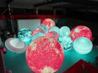 Modèle de Lune Gonflable Lumineux pour Décorations de Noël, Affichage d'Événements, Publicité Gonflable