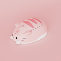 Akko Cat Theme 2.4G Plug and Play 1200 DPI Wireless Mouse Gaming Mekanik Dengan Dongle