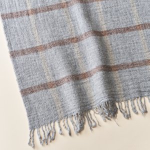 Phong Cách Mới Thời Trang Merino Len Chăn 100% Len Hai Mặt Sợi Dệt Ném Len Chăn Cho Mùa Đông - Product Image 5