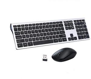 US & UK Usb <span class=keywords><strong>Keyboard</strong></span> Mouse 109 Keys Wireless 2,4G Juego de teclado y mouse inalámbricos - Product Image 3
