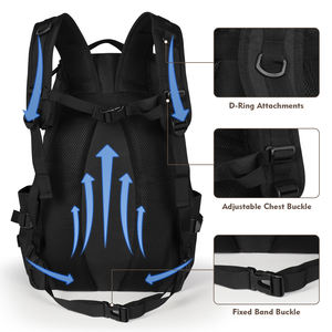 Mochila <span class=keywords><strong>de</strong></span> asalto táctico Adventure Hunting Paquete <span class=keywords><strong>de</strong></span> 40 <span class=keywords><strong>litros</strong></span> para hombres Bug Out Paquete <span class=keywords><strong>de</strong></span> 3 días para senderismo Camping Viajes Caza <span class=keywords><strong>Trekking</strong></span> - Product Image 4