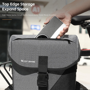 Sacoche de Selle Arrière pour Vélo et Moto WEST BIKING, Grande Capacité 16L, Étanche, avec Boucle Stable - Product Image 5
