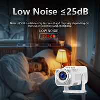 Nouveau projecteur intelligent Android 13 6000 lumens avec 3 lentilles en verre, format de poche, home cinéma 4K, vidéo de jeu, rotatif à 180°, IHOMELIFE ISMARTX