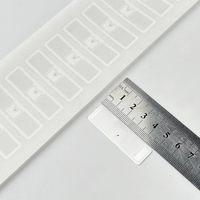 Étiquette adhésive RFID haute sécurité personnalisée, étanche, en PVC, avec puce NFC intégrée, programmable, 13,56 MHz UHF, contrôle d'accès