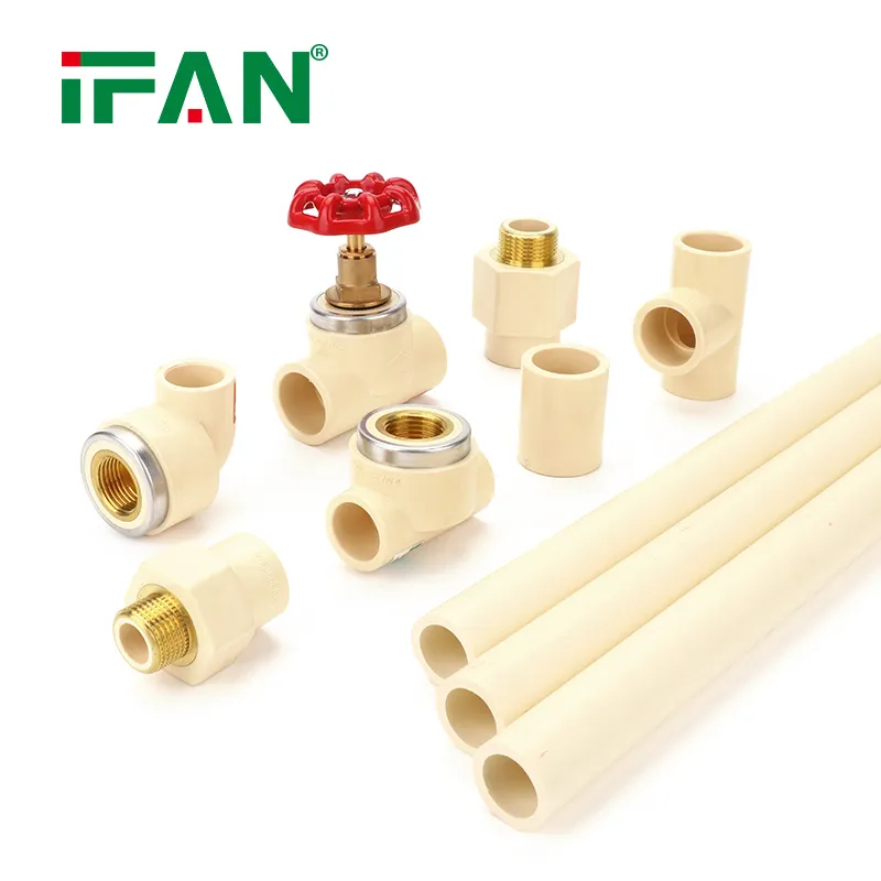 IFAN çin sıhhi tesisat tüpleri PVC parçaları OEM dayanıklı PVC vanalar ve sıcak su için DIY Pvc sıhhı tesisat borusu parçaları CPVC parçaları