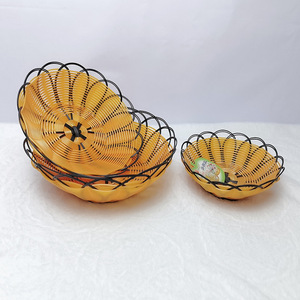 Collapsible <b>Plastic</b> Fruit <b>Basket</b> Bowl Storage Container For Kitchen Snack Organization 10 Series - Product Image 2