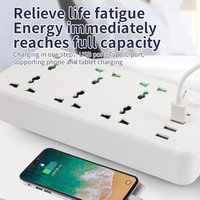 Multiprise universelle standard UK US EU à trous ronds pour usage domestique