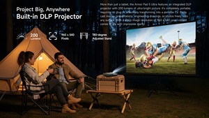 Ulefone Armor <span class=keywords><strong>Pad</strong></span> <span class=keywords><strong>5</strong></span> Ultra <span class=keywords><strong>Tablet</strong></span> PC con Proiettore 12+512GB Fotocamera Principale 64MP Batteria 24200mAh Android 15 Luce da Campeggio <span class=keywords><strong>Tablet</strong></span> Robusto Ulefone - Product Image 6