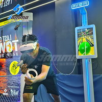 Nouveauté : simulateur de tir VR 9D, jeu d'arcade de tir, jeu interactif de tir VR avec manette