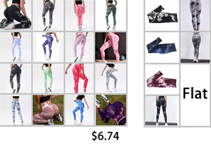 A vita alta Push up Booty Lifting <span class=keywords><strong>Sexy</strong></span> Tie Dye allenamento aderente stretto Leggins Para Mujer Yoga pantaloni <span class=keywords><strong>Leggings</strong></span> <span class=keywords><strong>Leggings</strong></span> - Product Image 5