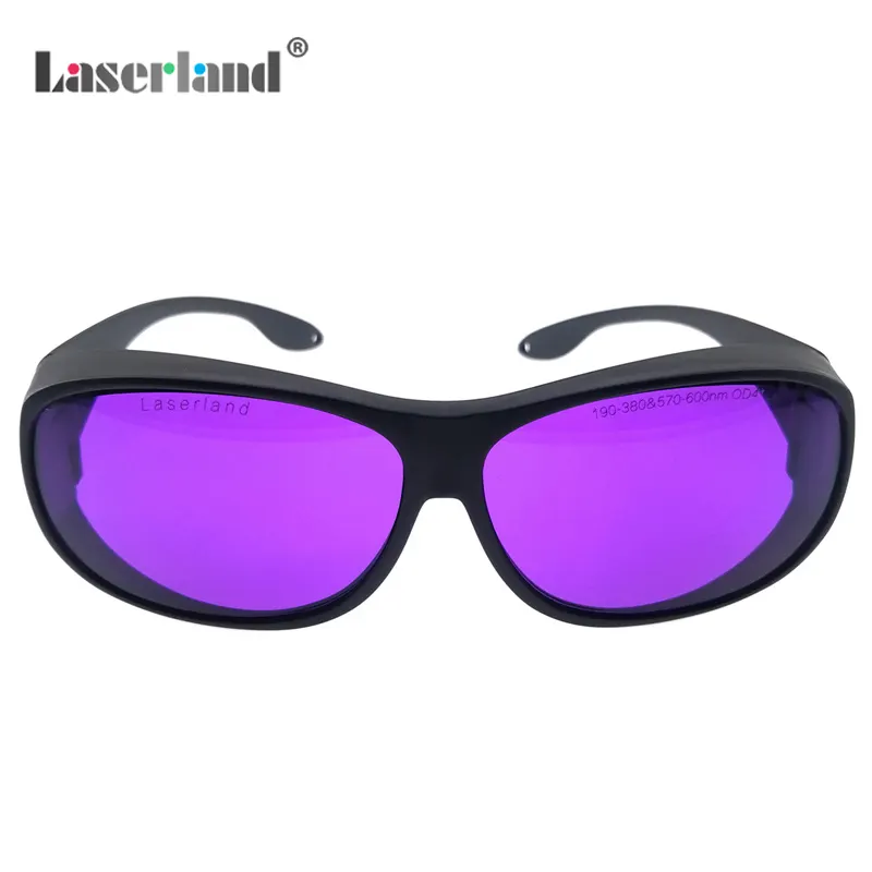 Luz UV Laser Amarelo OD4 + 190nm-380nm 570nm-600nm Óculos De Proteção De Segurança