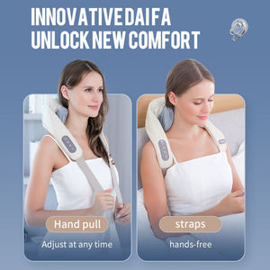 เครื่องนวดคอและไหล่พร้อมฟังก์ชั่นทำความร้อน ควบคุมเวลาแบบชาร์จ USB เพื่อบรรเทาอาการปวดคอ - Product Image 5