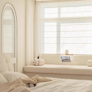 Không dây Roman Shades linen vải nhiệt cách điện mùa xuân rèm cửa sổ kích thước lớn hỗ trợ cho sử dụng nhà - Product Image 1