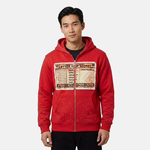 Sudadera con Capucha de Forro Polar Unisex para el Síndrome de Patrick, Estilo Oversize Casual con Bolsillo Delantero, para Otoño, 100% Algodón, Color Liso - Product Image 1