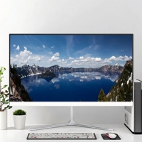 EVUC HOT PC Todo en Uno Moderno de 23.8 Pulgadas I3 I5 I7 3.ª-14.ª Generación Full HD 1080P Blanco con Soporte en Forma de V para Hogar, Oficina, Estudiantes y Educación