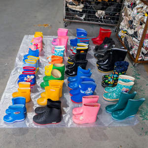 批发二手儿童一级皮制雨靴 - Product Image 5