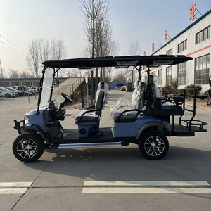 Voiturette de golf HKBG 4+2 places à batterie 72V, cadre en acier haute résistance, certifiée DOT, vitesse 30-50 km/h, autonomie 70-90 km, nouvelle conception, vente chaude - Product Image 4