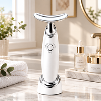 Appareil de beauté pour le cou avec fonction de stimulation de la production de collagène, outil de massage relaxant pour le cou et le visage pour spa à domicile