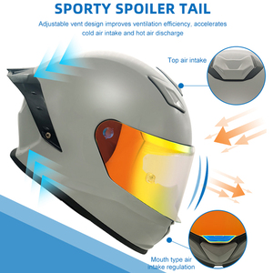OEM DOT <span class=keywords><strong>Casco</strong></span> Abs <span class=keywords><strong>Moto</strong></span> Off-Road Hombres Mujeres Racing Full Face <span class=keywords><strong>Modular</strong></span> Motocicleta Cascos - Product Image 6