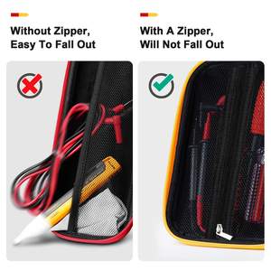 Mallette à outils pour multimètres numériques pour testeurs électriques de poche, large poignée en caoutchouc, étui de chute solide en EVA - Product Image 4