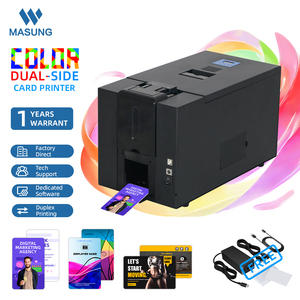 เครื่องพิมพ์การ์ดสีสองด้านระดับมืออาชีพล่าสุดปี 2026 รุ่น MASUNG S22K - พิมพ์สองด้านพร้อมกันบน PVC, PET และ PET Mix - Product Image 1