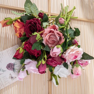 Telón de Fondo Decorativo para Bodas Lansheng MW03335, Flores Artificiales de Seda, Plástico y Tela para Decoración, Gran Venta - Product Image 3