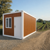 Maison conteneur démontable à assemblage rapide, maison préfabriquée étanche, maison modulaire, bureau conteneur portable en kit 20 pieds