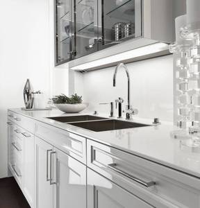 Meubles de <span class=keywords><strong>cuisine</strong></span> modulaires de luxe modernes en bois massif, étanches, <span class=keywords><strong>pour</strong></span> appartement et salle à manger, avec garantie de 3 ans sur les accessoires. - Product Image 1