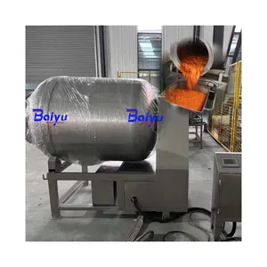 Machine de gobelet de viande sous vide Baiyu utilisée et nouvel équipement de culbutage pour les industries de la transformation de la viande et des magasins d'alimentation