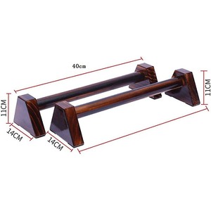 ไม้ดันขึ้นมือจับสำหรับพื้นไม้ยืนขึ้นขายึดสมดุลบาร์คู่ขนานอุปกรณ์การสร้างฟิตเนส - Product Image 6