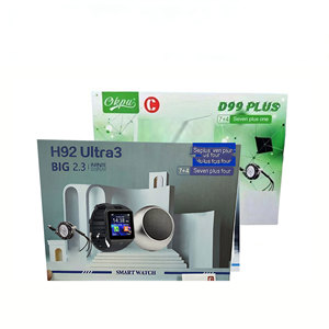 H92 Ultra3 Smart <strong>Watch</strong> <strong>7</strong>-in-1 Set IP67 Square Design Portable Speaker TWS Earphones-Wholesale Premium Gift for Men/Women - Product Image 3