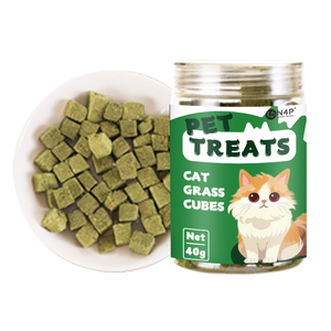 Bubuk Rumput Gandum Beku Premium untuk Kucing, Kaya Vitamin & Serat, Suplemen Detoks untuk Kesehatan Kucing, Penambah Makanan Kucing - Product Image 1